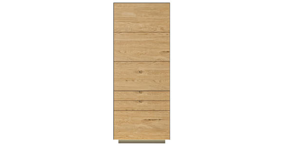 KOMMODE 56/141/40 cm  - Wildeiche/Anthrazit, Natur, Holz/Holzwerkstoff (56/141/40cm) - Dieter Knoll