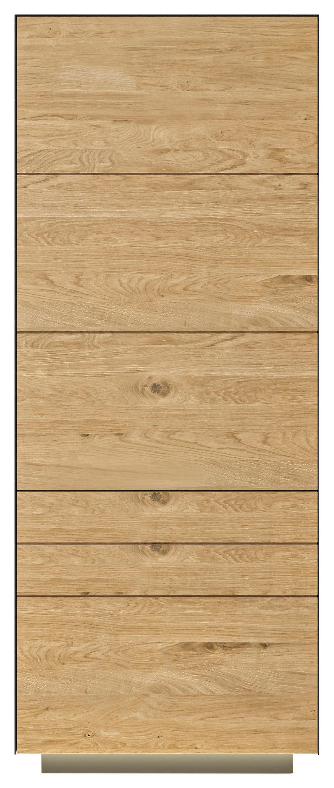 KOMMODE Celika Celika Anthrazit, Wildeiche  56/141/40 cm  - Wildeiche/Anthrazit, Natur, Holz/Holzwerkstoff (56/141/40cm) - Dieter Knoll