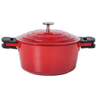 SCHMORTOPF Keramika Red 2.7 l  - Rot, KONVENTIONELL, Metall (20cm) - Kelomat