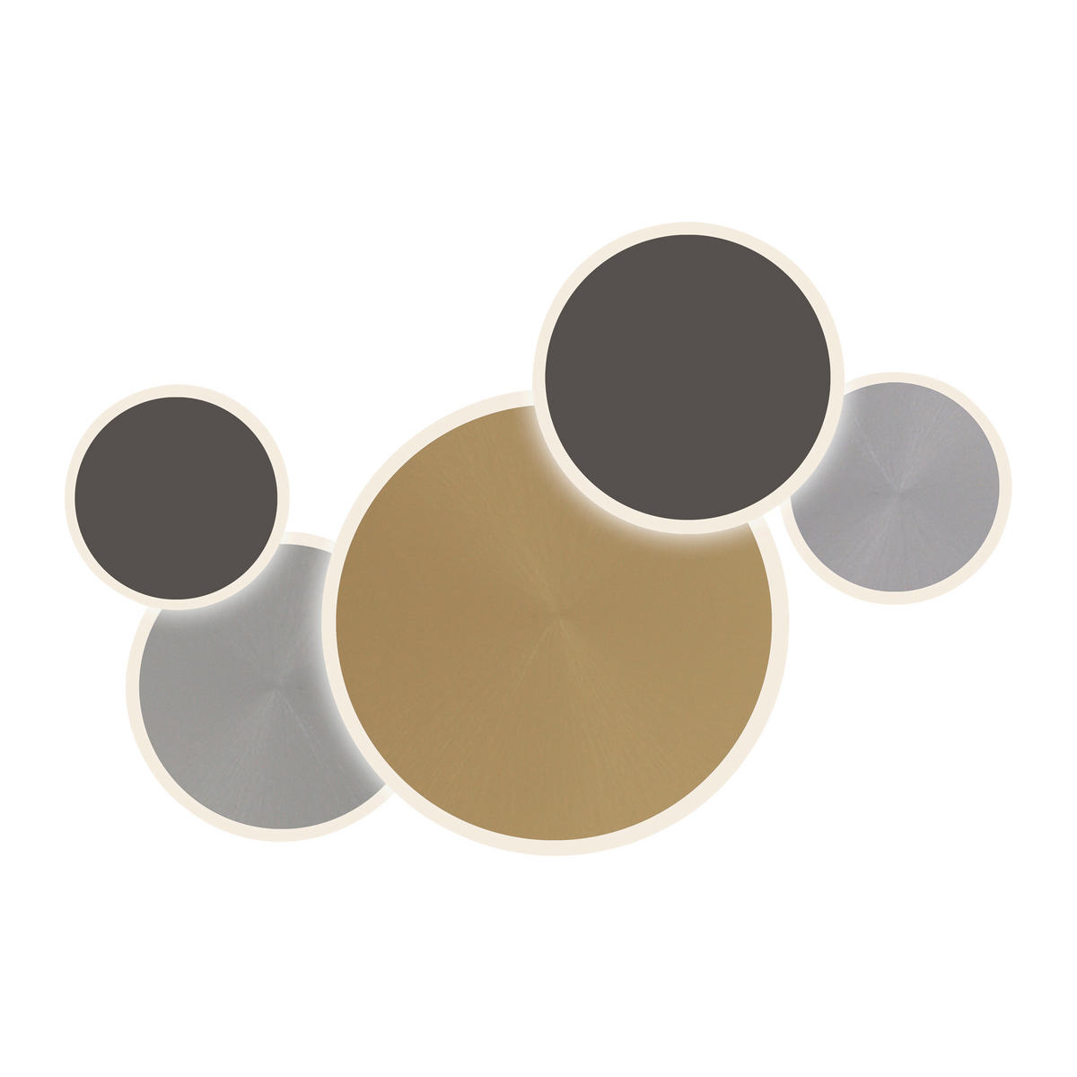 LED-DECKENLEUCHTE Q-Piato 85/50,5/6,5 cm   - Design, Metall (85/50,5/6,5cm) - Paul Neuhaus