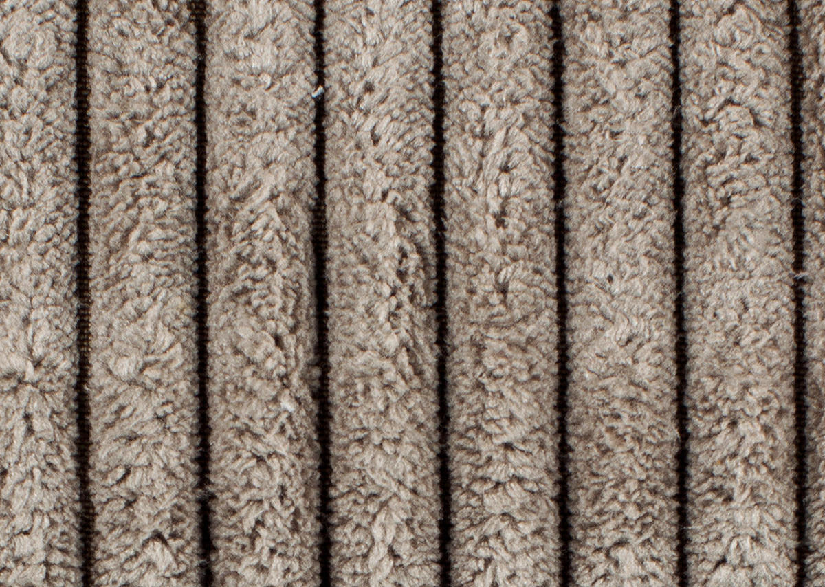 OHRENSESSEL in Cord Braun  - Eichefarben/Braun, Design, Holz/Textil (87/101/95cm) - Stylife