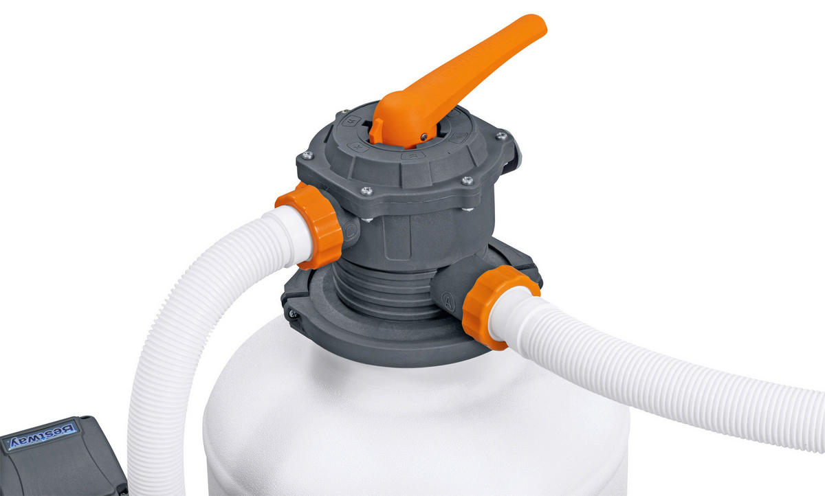 PÍSKOVÉ FILTRAČNÍ ČERPADLO 71/48,5/75 cm - šedá/oranžová, Konvenční, kov/plast (71/48,5/75cm) - Bestway