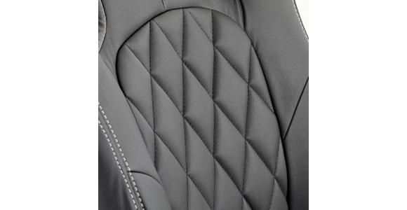 GAMINGSTUHL Schwarz Kunststoff, Textil   - Schwarz/Weiß, Basics, Kunststoff/Textil (63/113-122/70cm) - Xora