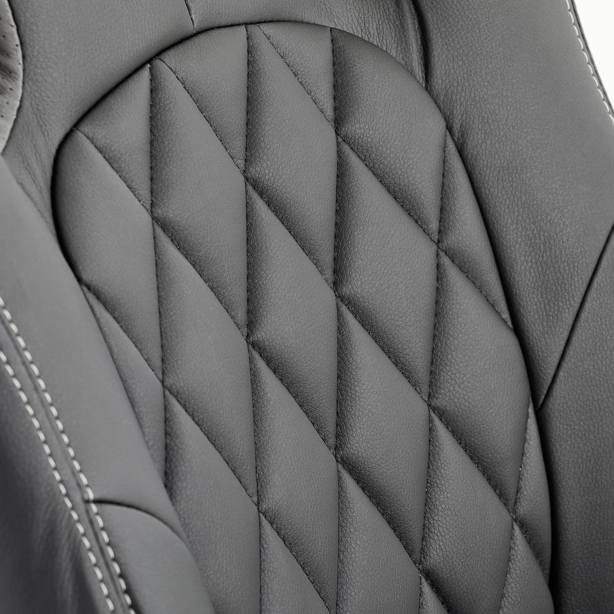 HERNÁ STOLIČKA, kožený vzhľad, čierna - čierna/biela, Design, textil/plast (63/113-122/70cm) - Xora