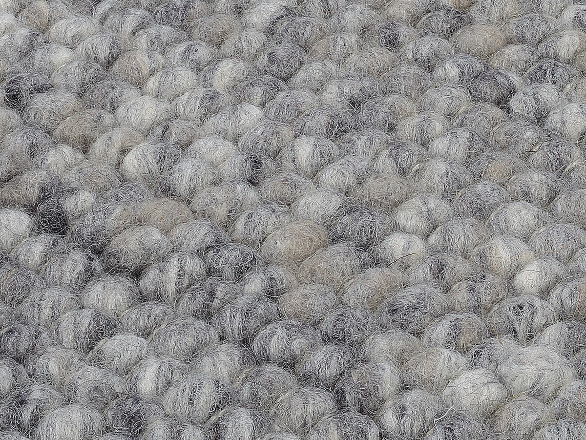 HANDWEBTEPPICH 250/350 cm Helsinki Grau  - Grau, Basics, Textil (250/350cm) - Linea Natura