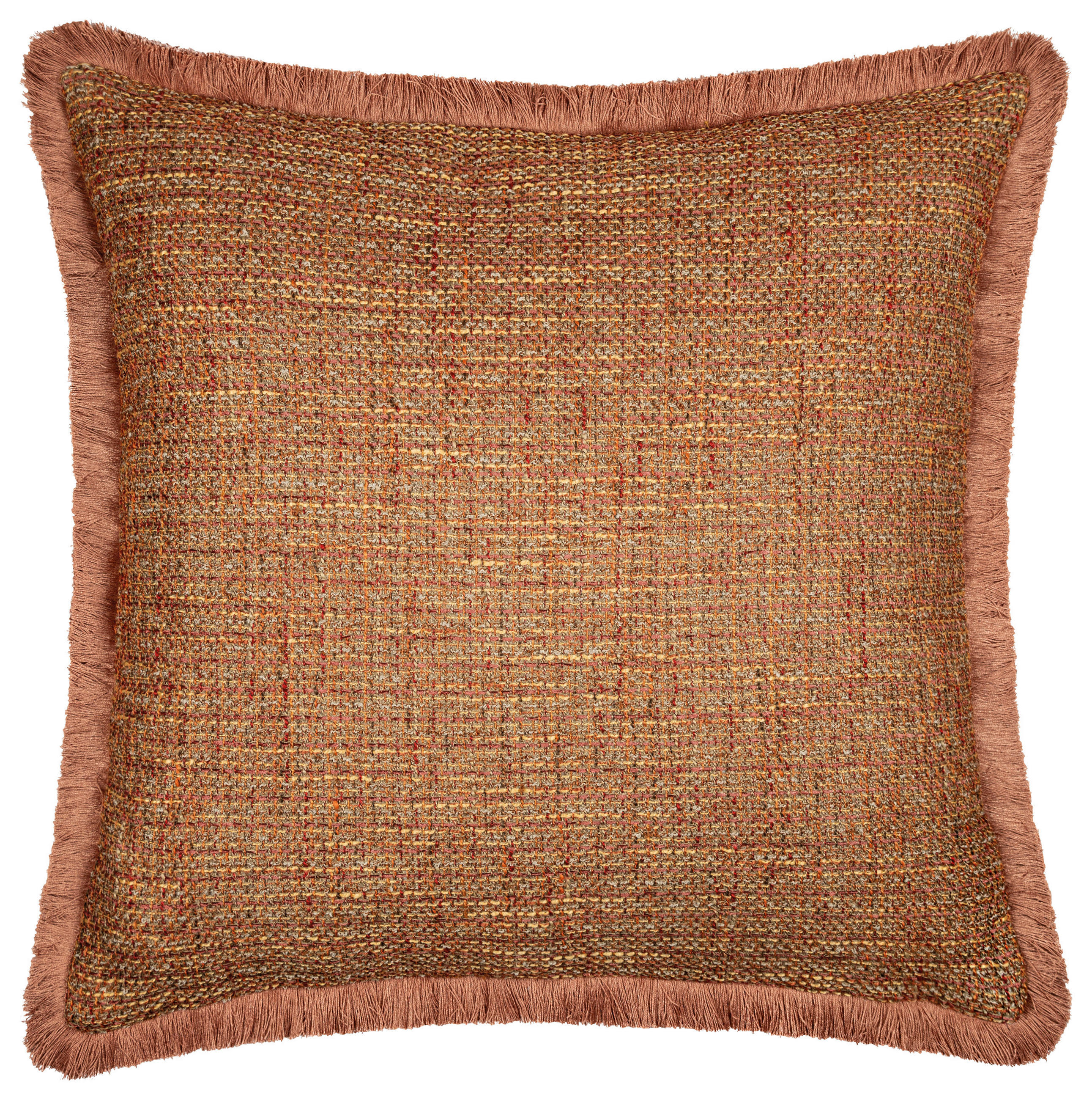 KISSENHÜLLE MR-STRUCTURE 50/50 cm  - Rostfarben/Terracotta, Design, Textil (50/50cm) - Musterring