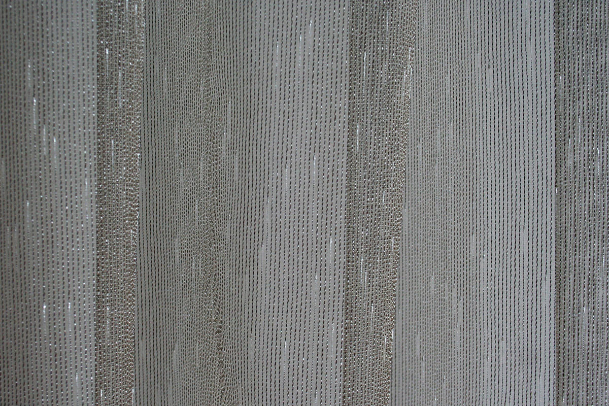 MATERIJAL ZA ZAVESE srebrna, bronzana - bronzana/srebrna, Osnovno, tekstil (300cm)