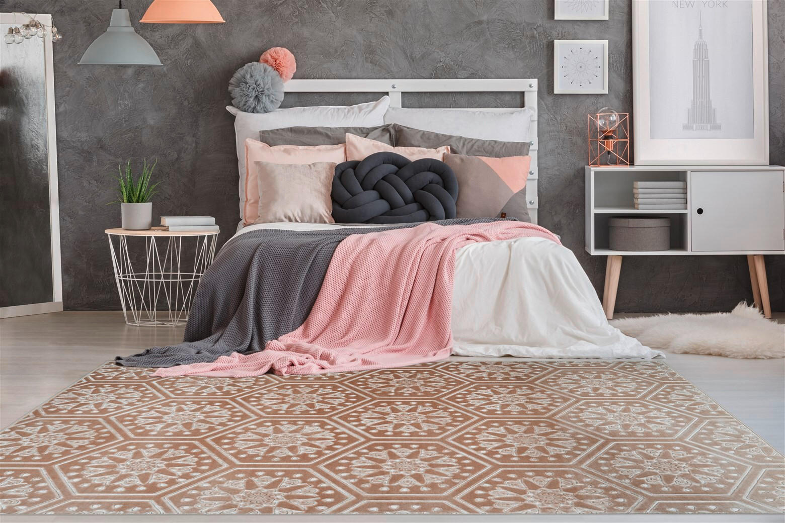 FLACHWEBETEPPICH 160/230 cm Monroe 225 Taupe Taupe  - Taupe, KONVENTIONELL, Kunststoff/Textil (160/230cm)