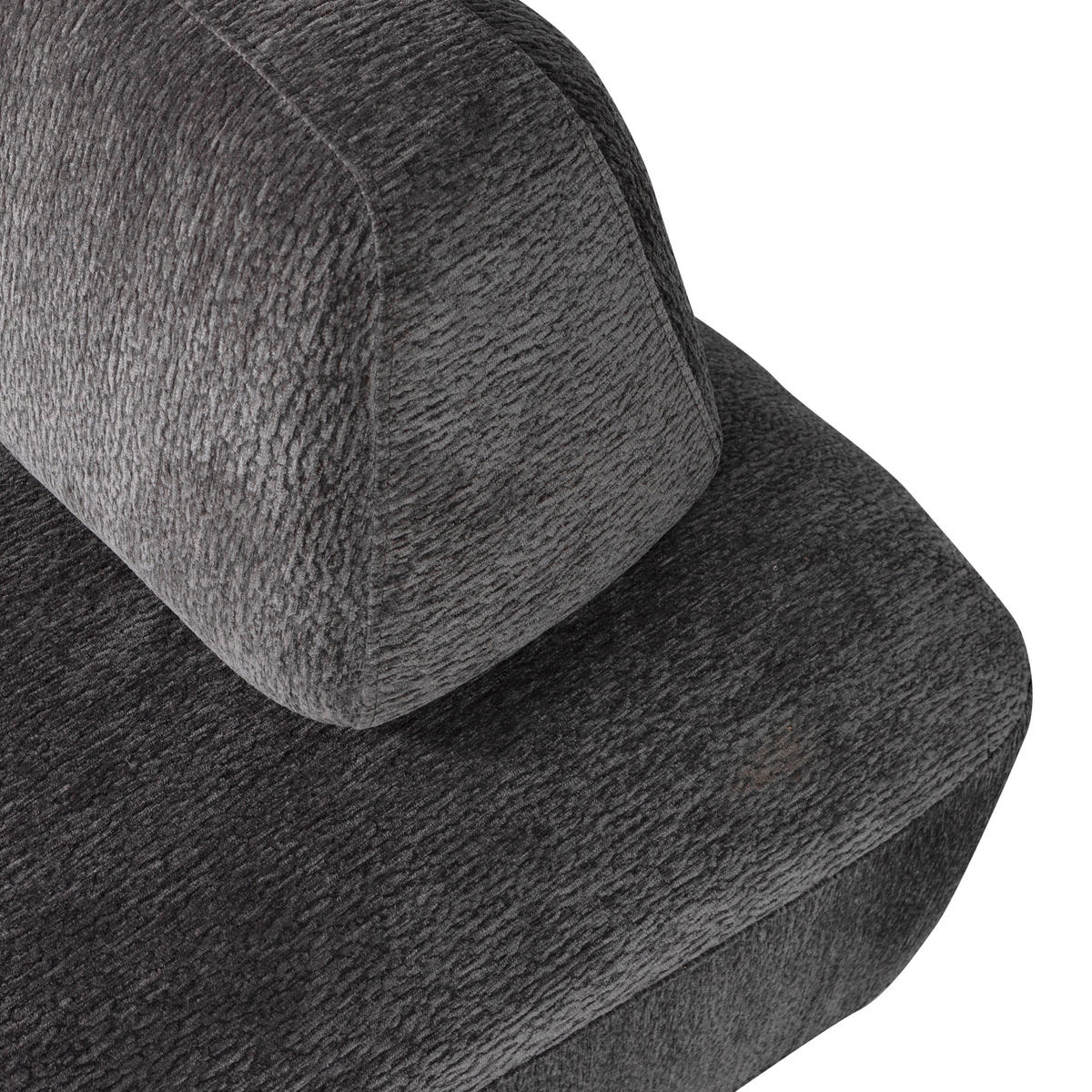 SESSEL in Struktur Schwarz  - Schwarz, Design, Kunststoff/Textil (100/70/116cm) - Livetastic