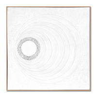 MALBA NA PLÁTNĚ, abstraktní, 82/82 cm  - Lifestyle, dřevo (82/82cm)