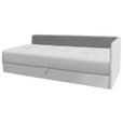 LIEGE in Velours Ecru  - Ecru/Schwarz, KONVENTIONELL, Kunststoff/Textil (205/80/95cm) - Xora