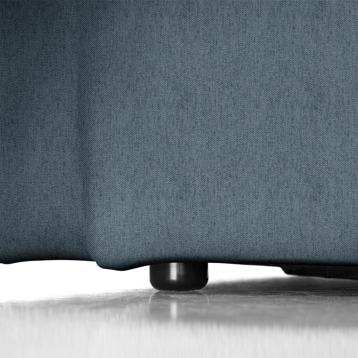 ECKSOFA Anthrazit Webstoff Rücken echt  - Anthrazit/Schwarz, Design, Kunststoff/Textil (290/171cm) - home24
