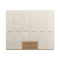 ORMAR SA KLASIČNIM VRATIMA bež  272/224/56 cm  - bež, Dizajnerski, metal/pločasti materijal (272/224/56cm)