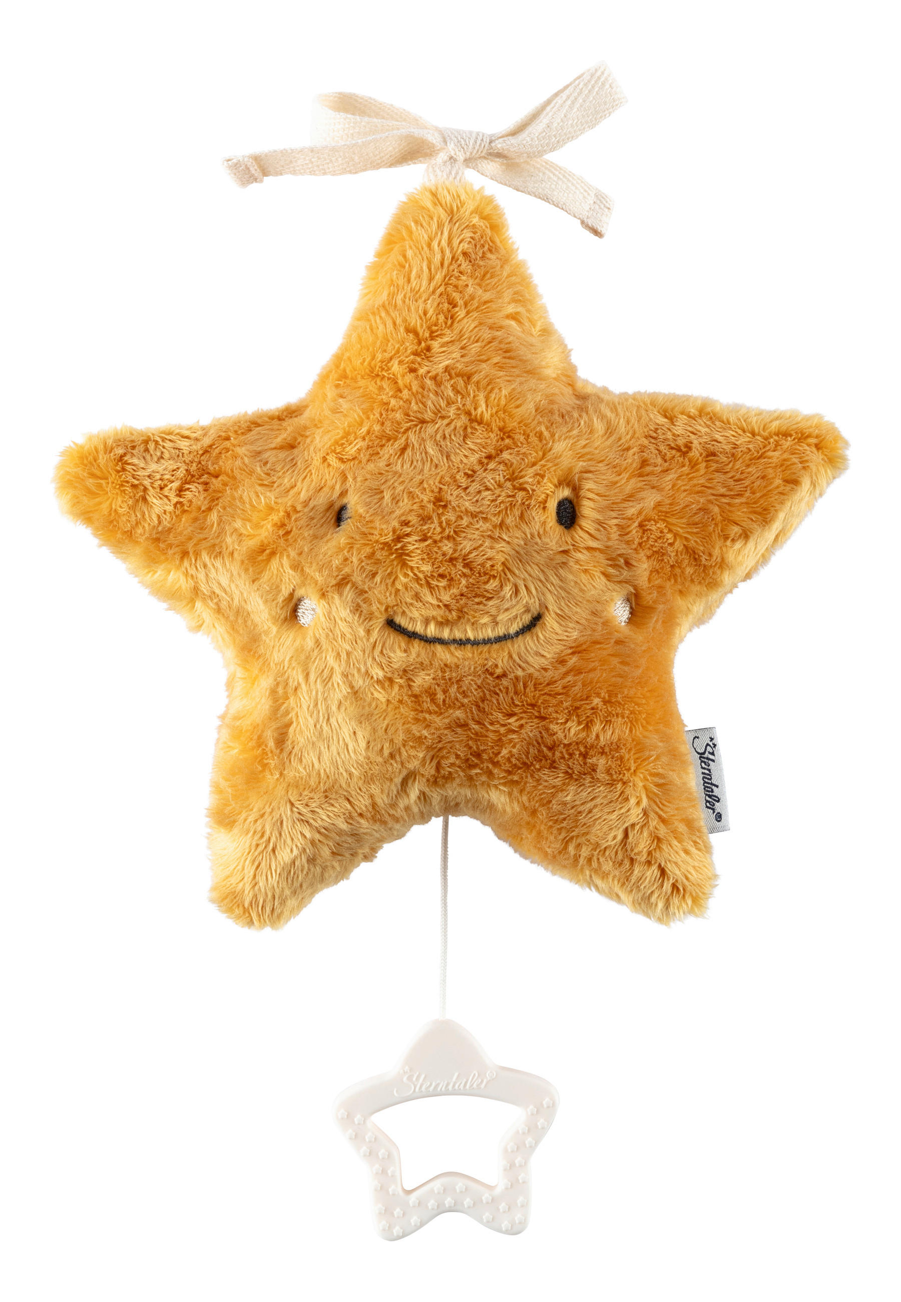 SPIELUHR  - Hellgelb, Basics, Textil (16/18/6cm) - Sterntaler