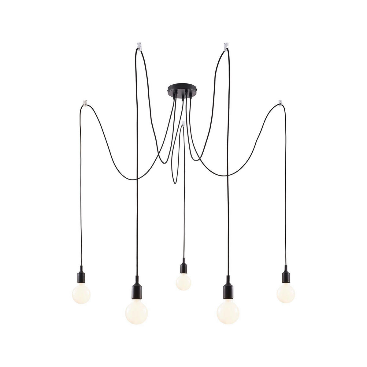 HÄNGELEUCHTE 15,0/200,0 cm   - Schwarz, Basics, Metall (15,0/200,0cm) - Paulmann