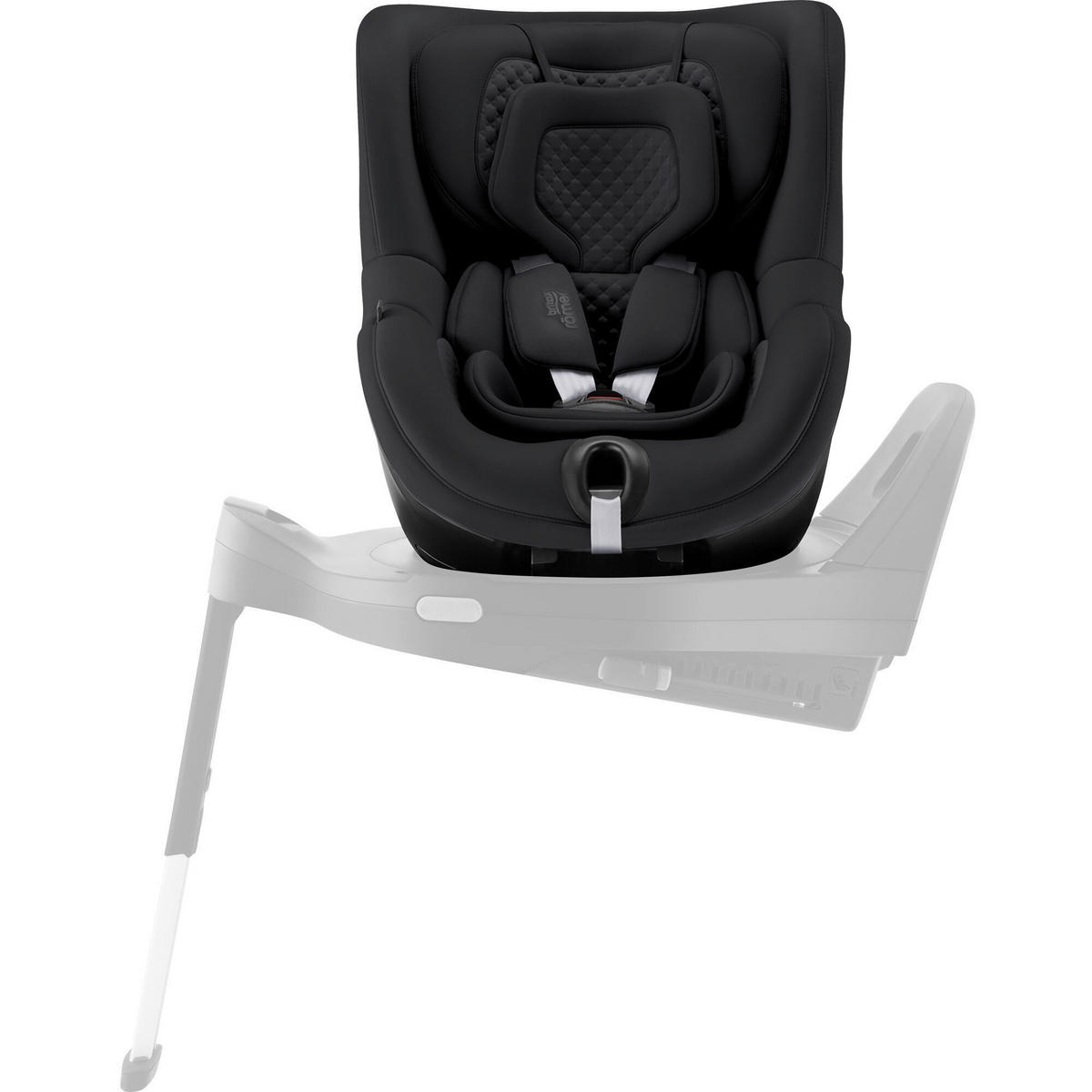 REBOARDER-KINDERSITZ Dualfix 5Z  - Schwarz, Basics, Kunststoff/Textil (44/48/74cm) - Britax Römer
