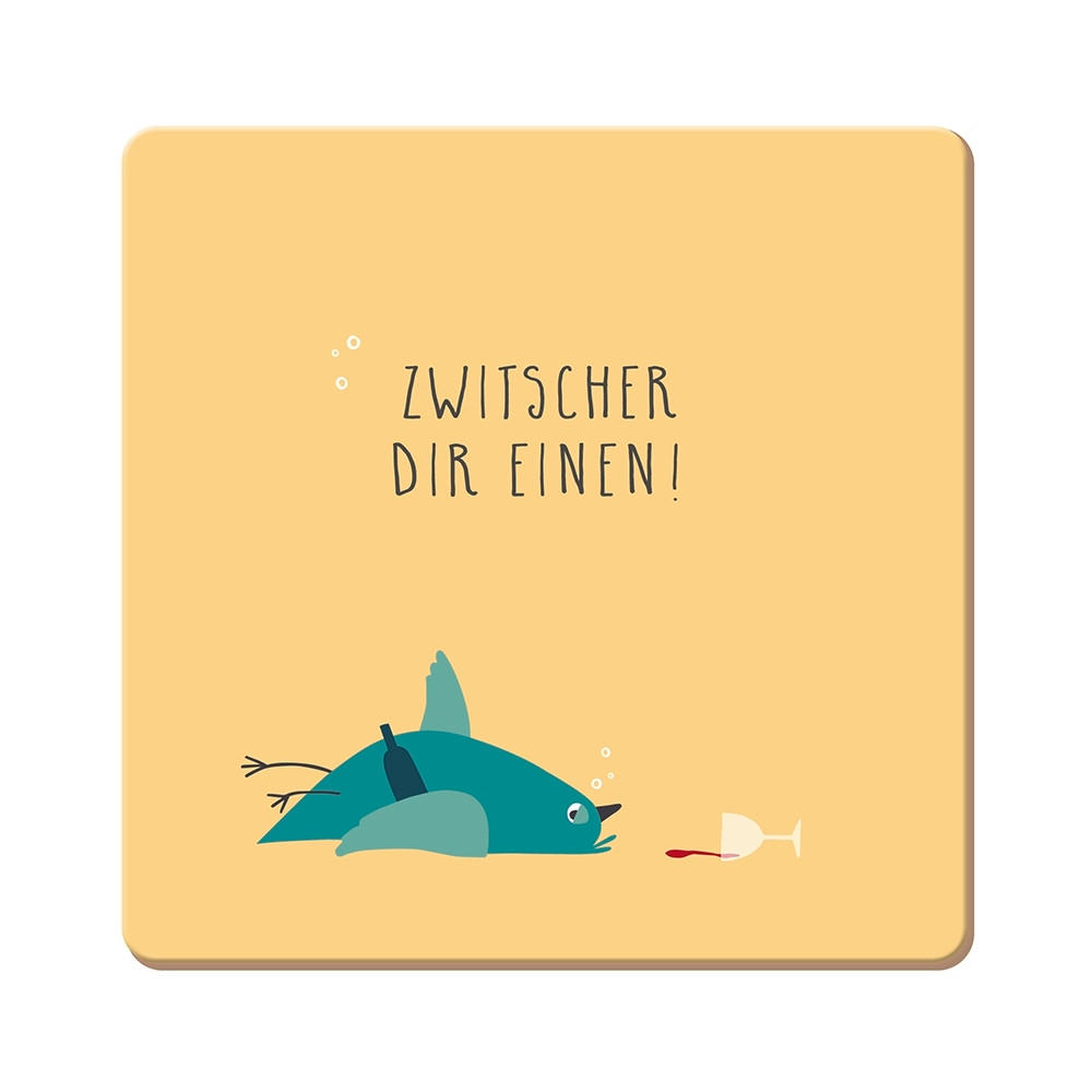 UNTERSETZER Holzwerkstoff  - Basics, Holzwerkstoff (9,5/9,5cm)