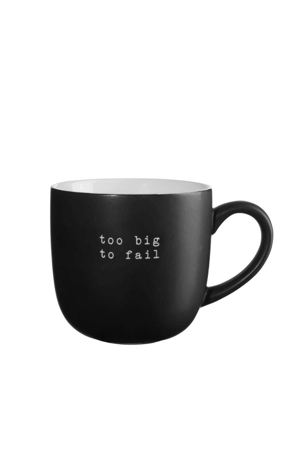 BECHER hey!    - Schwarz, Basics, Keramik (600ml) - ASA