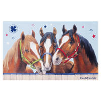 KINDERTEPPICH 80/150 cm Pferdefreunde Pferd  - Multicolor, Design, Textil (80/150cm)