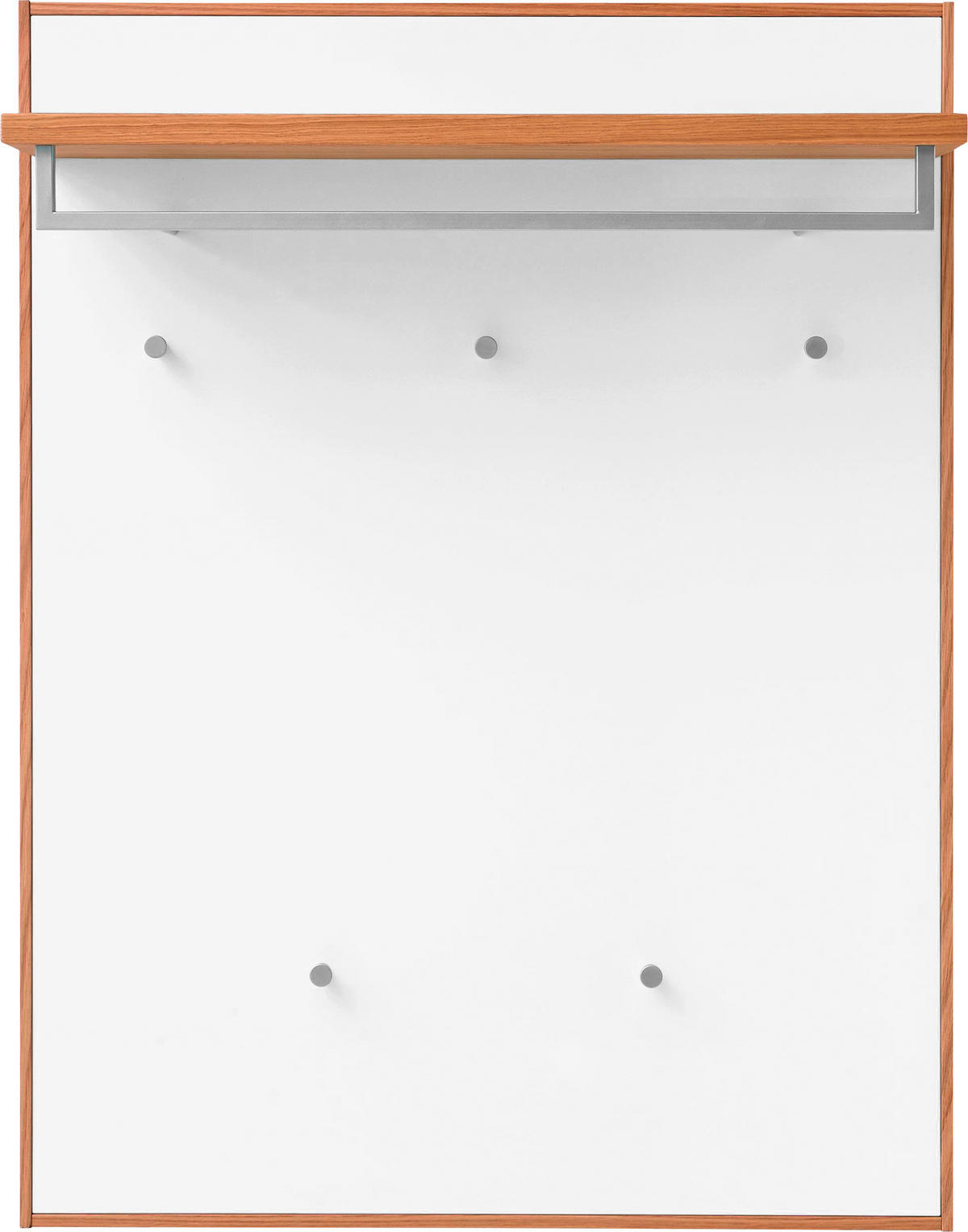 GARDEROBNI PANEL - barve hrasta/bela, Design, leseni material/les (83/109/29cm) - Novel