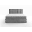 BOXSPRINGBETT 180/200 cm  in Grau  - Schwarz/Grau, Design, Kunststoff/Textil (180/200cm) - Esposa