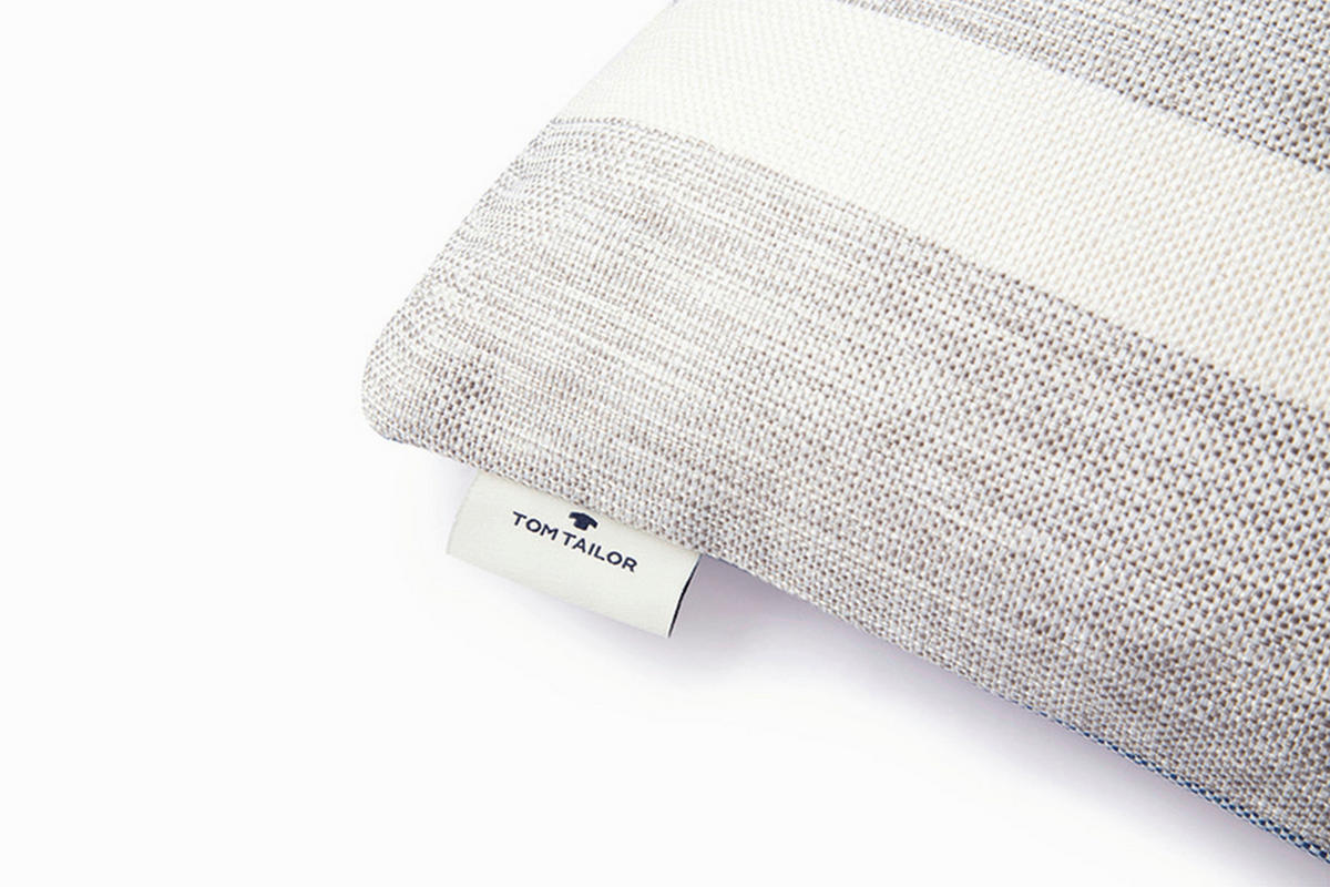 KUDDFODRAL Fresh 40/60 cm  - blå/grå, Klassisk, textil (40/60cm) - Tom Tailor