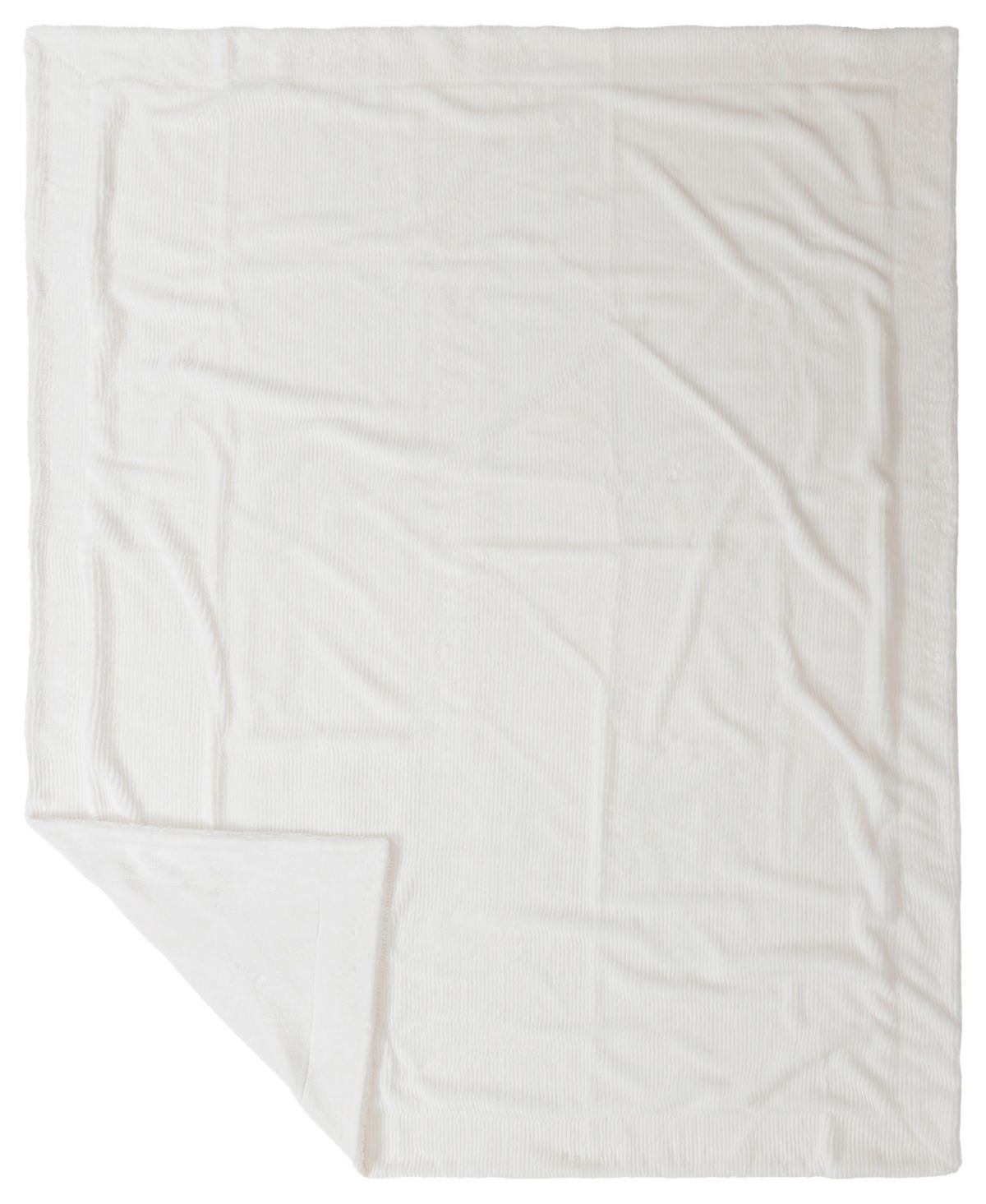 DECKE Rabbit Stripes 150/200 cm  - Weiß, Basics, Textil (150/200cm) - Novel