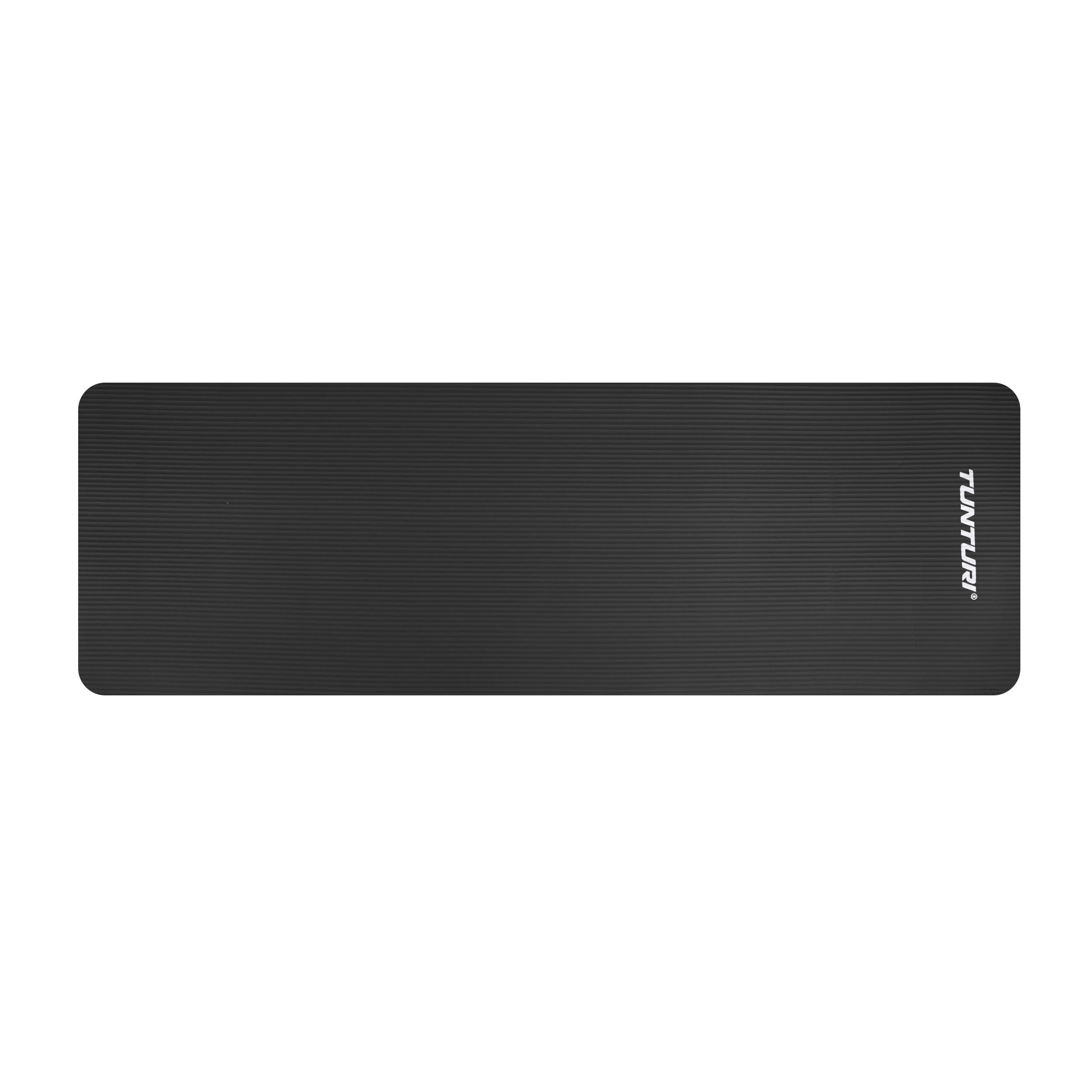 FITNESSMATTE - Schwarz, KONVENTIONELL, Kunststoff (180/60/1,5cm)
