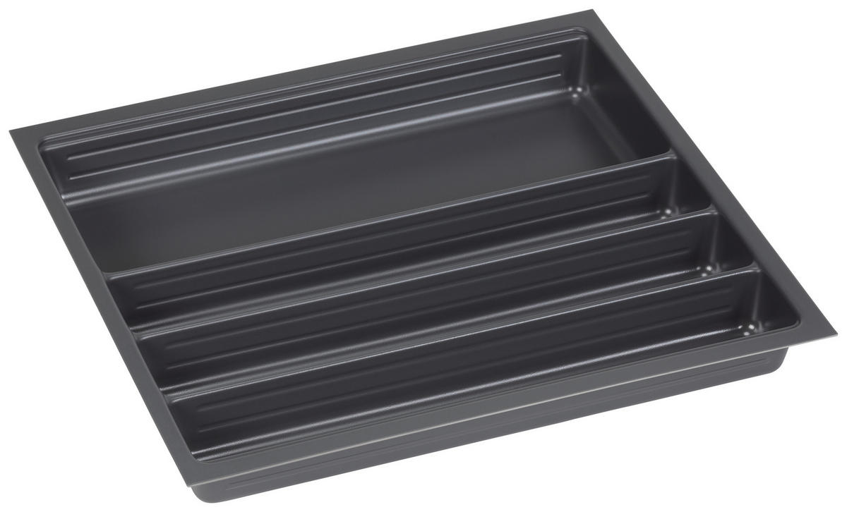 KÜCHENBLOCK 310 cm   in Weiß  - Eichefarben/Silberfarben, Trend, Holzwerkstoff/Metall (310cm) - Impuls