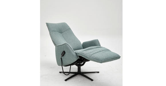 RELAXSESSEL in Textil Petrol - Anthrazit/Petrol, Design, Textil/Metall (71/122/87cm) - Johann Jakob