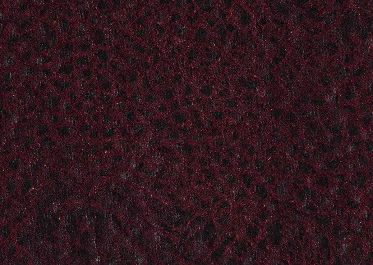 SITZBANK in Holz, Metall, Textil Weinrot  - Weinrot/Schwarz, Modern, Holz/Textil (200/85/60cm) - Venda