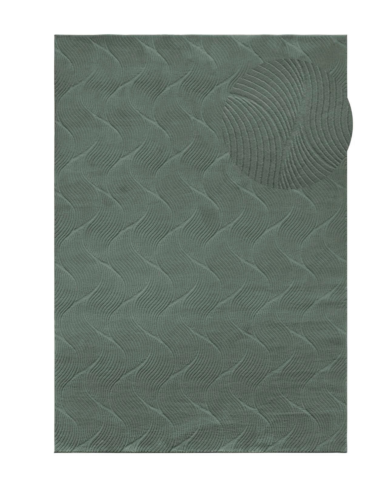 WEBTEPPICH  Wohnzimmer 120/170 cm Homestyle Hellgrün rechteckig  - Hellgrün, Design, Textil (120/170cm) - Novel