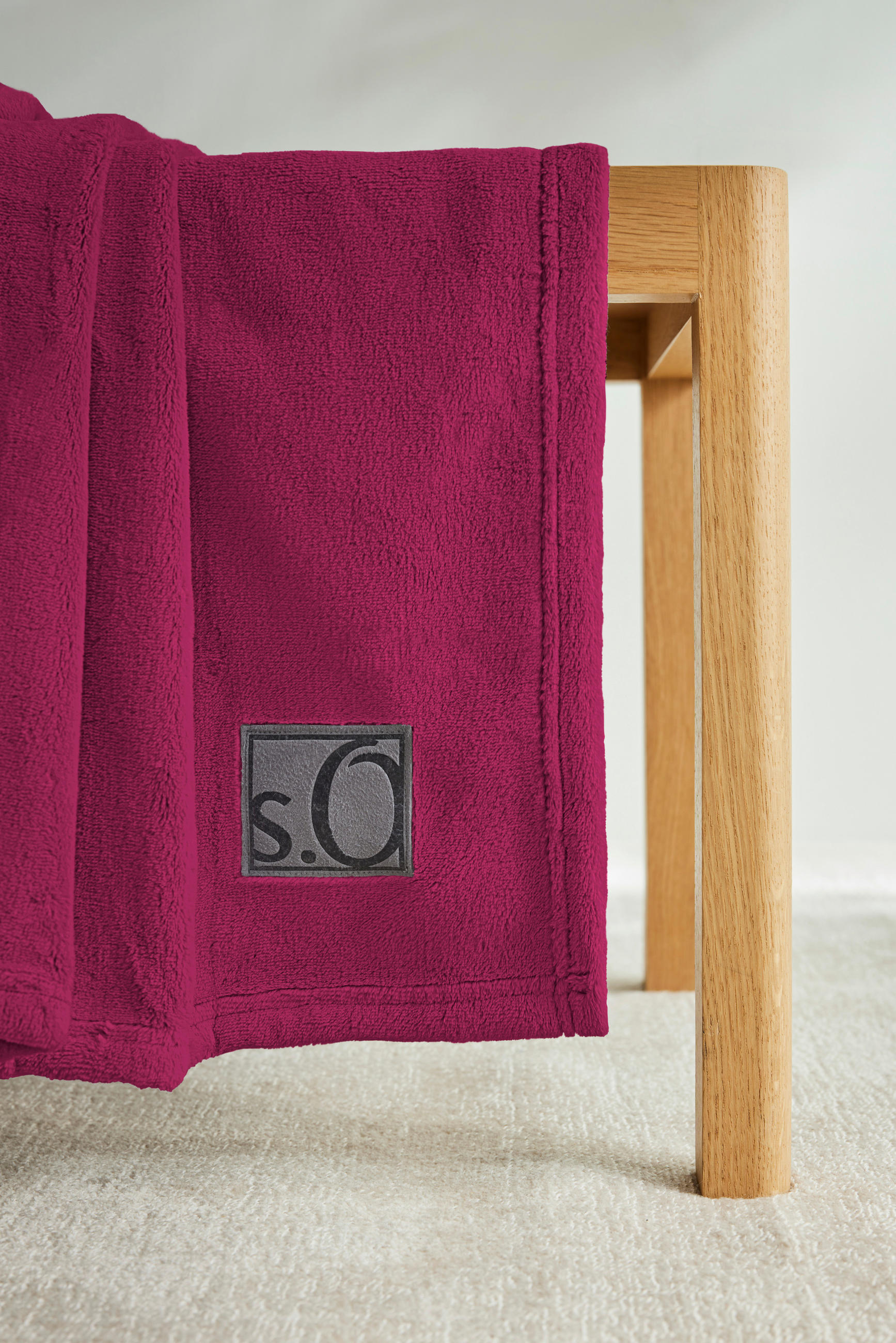 DEKA 150/200 cm  UNI  - Magenta, Basics, tekstil (150/200cm) - S. Oliver