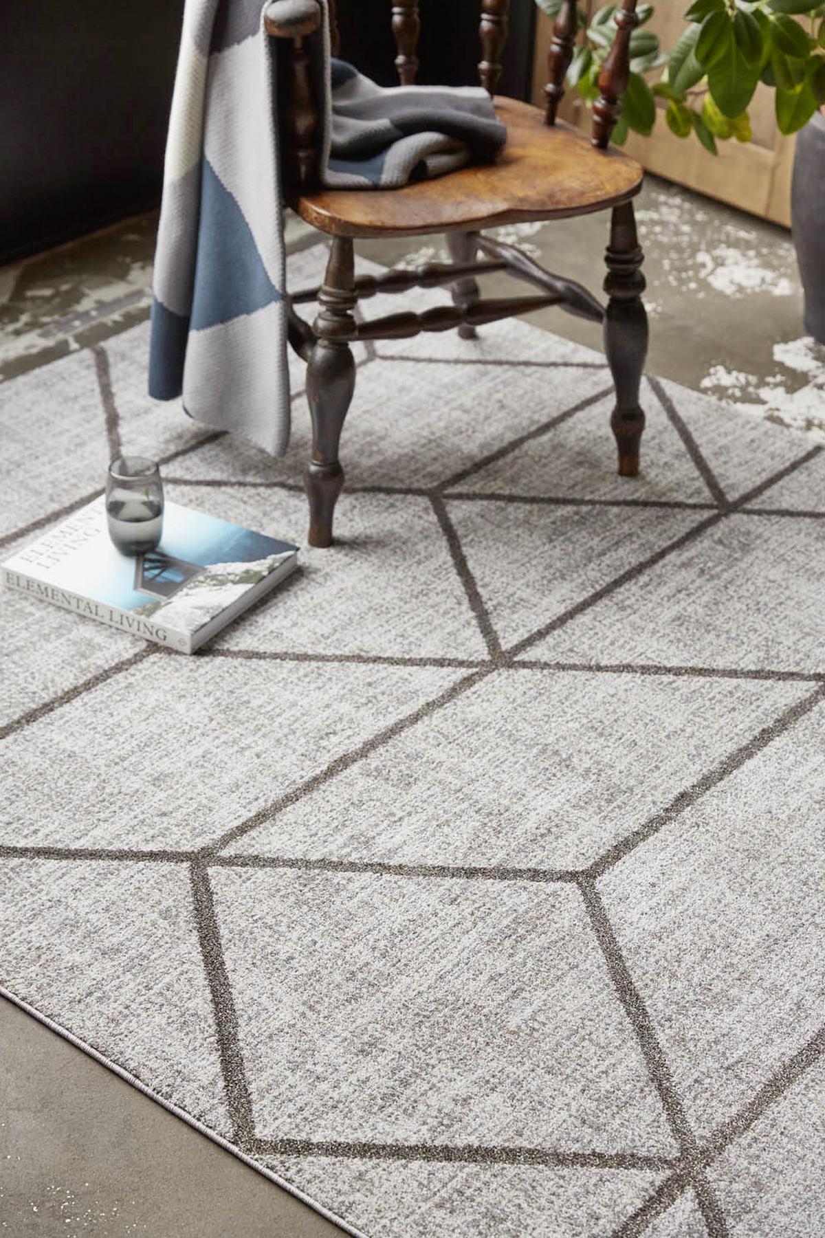 WEBTEPPICH 160/225 cm Bossa Lounge Taupe, Beige  - Taupe/Beige, Design, Textil (160/225cm) - Novel