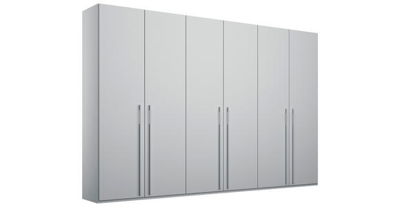 DREHTÜRENSCHRANK in Grau - Grau, Trend, Holzwerkstoff/Metall (301/235/60cm) - Novel