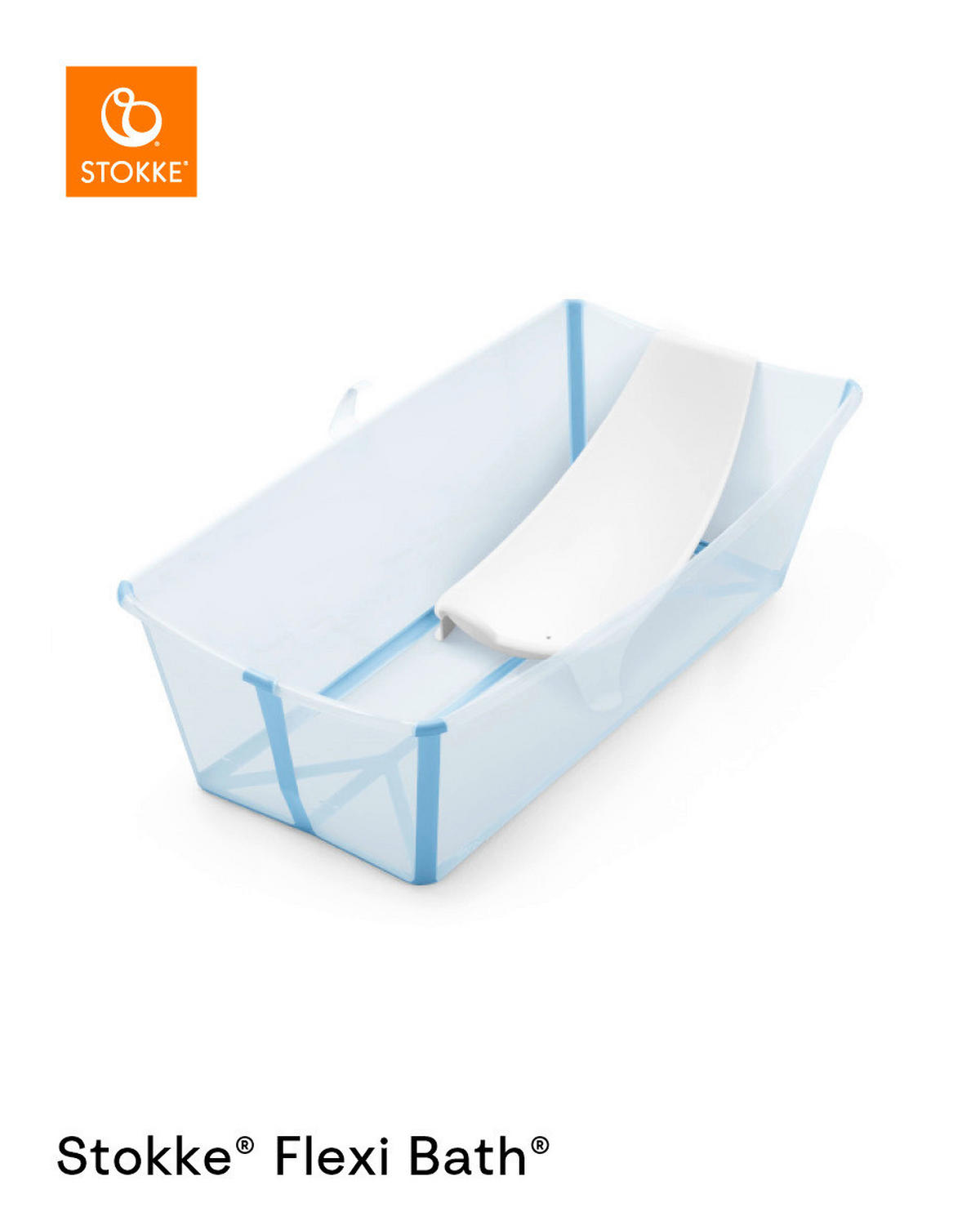 OTROŠKA KOPALNA KAD  FLEXI BATH XL  24/40/80 cm        - modra, Basics, umetna masa (24/40/80cm) - Stokke
