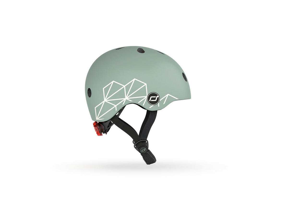 KINDERHELM LIFESTYLE GRAPHICS  - Grün, Trend, Kunststoff/Textil (XXS-Snull) - Scoot and Ride