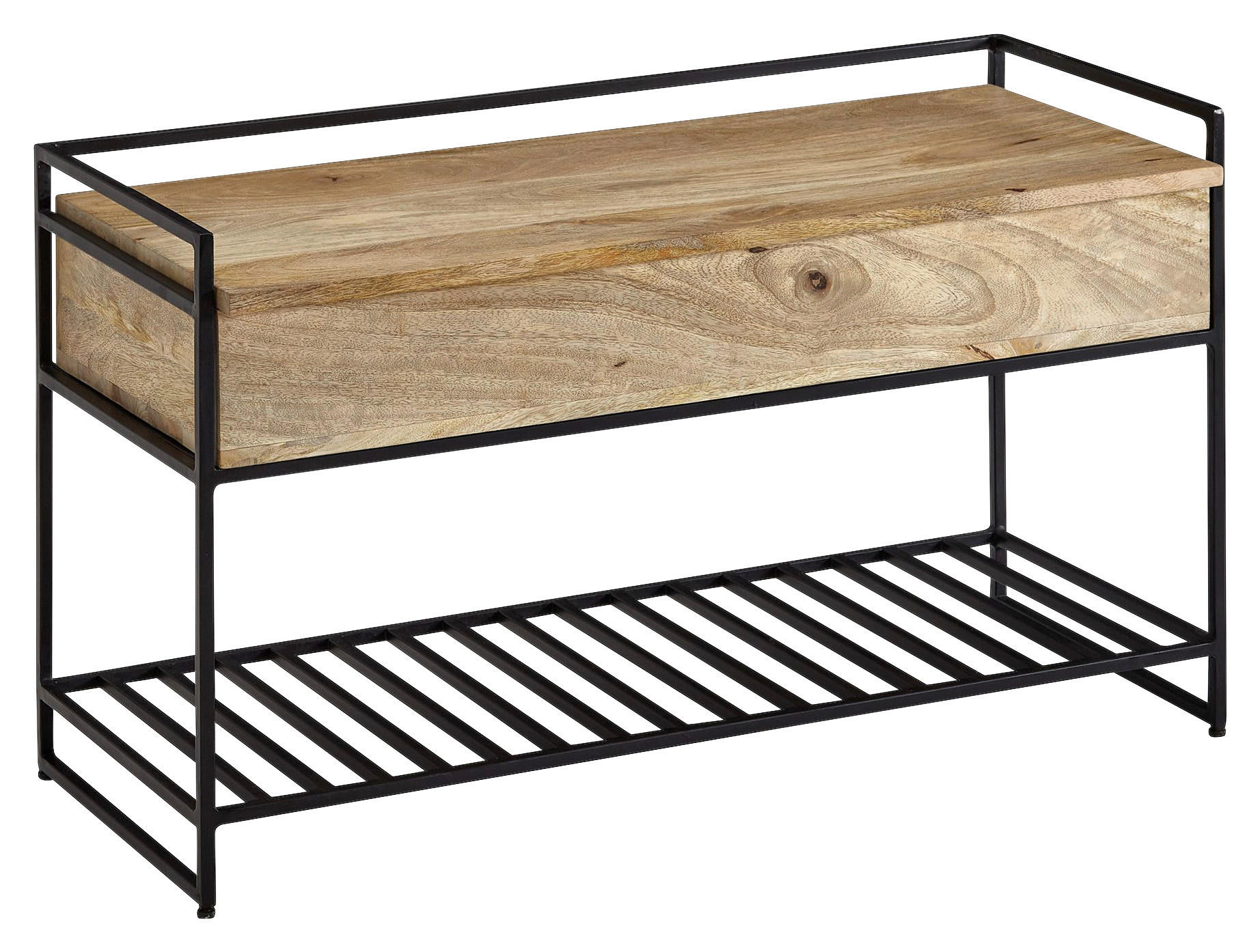 SITTBÄNK i trä brun  - brun, Modern, trä (90/52/38cm) - MID.YOU