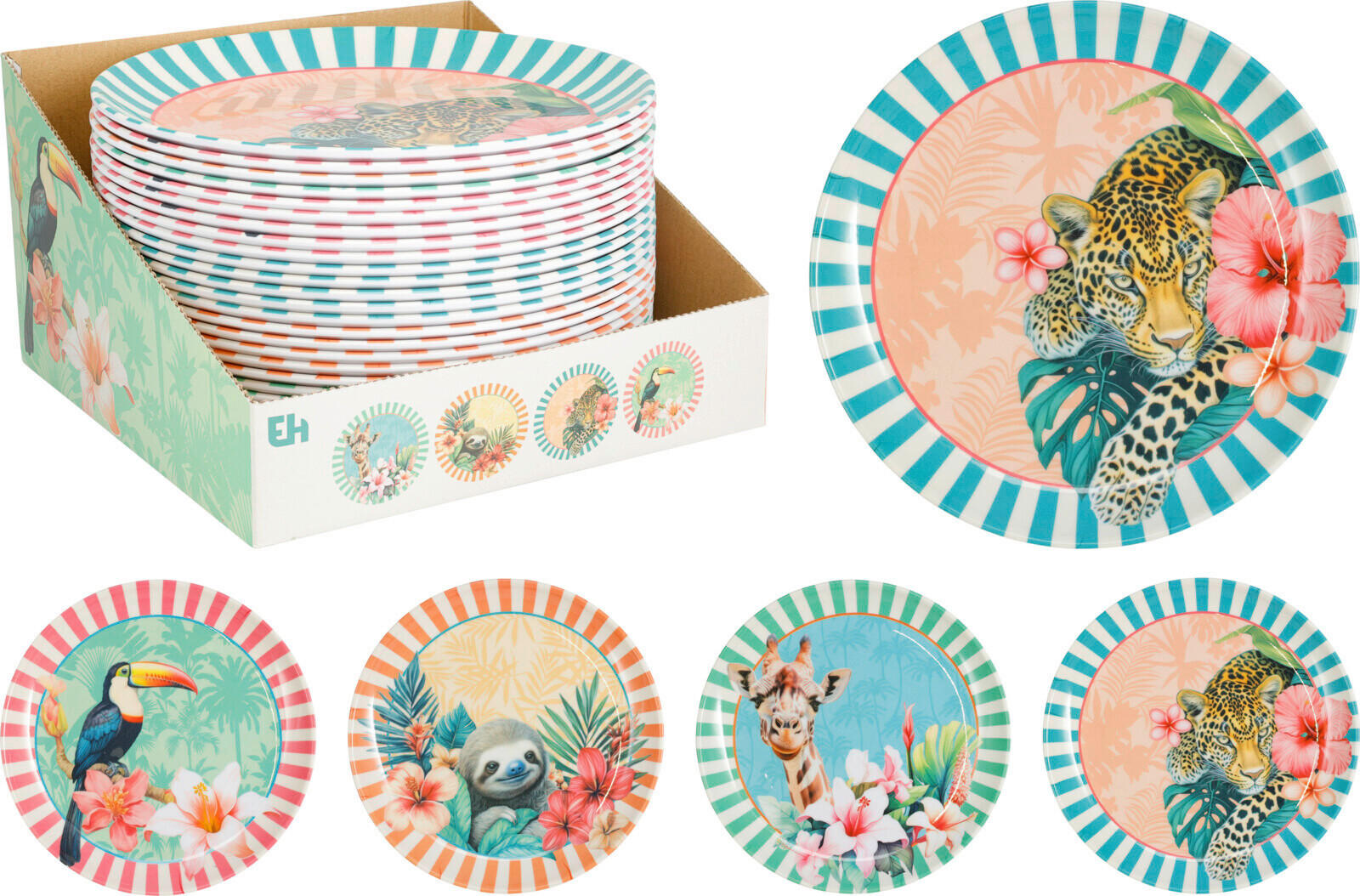 TANIER    - viacfarebná, Basics, plast (25/25/2.5cm)