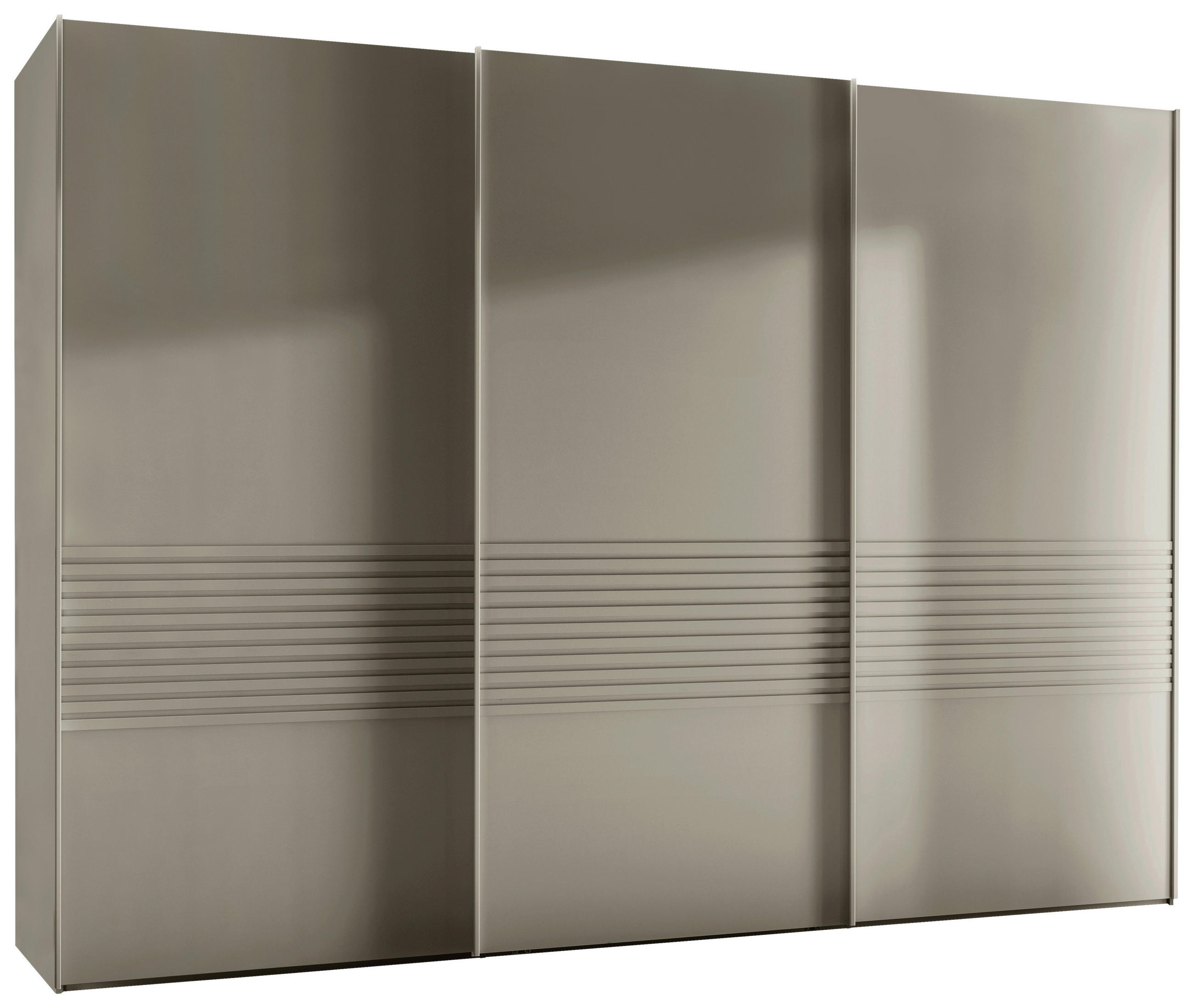 FÜGGESZTETT TOLÓAJTÓS SZEKRÉN világosszürke  - világosszürke, Basics, faalapú anyag (300/236/67cm) - Novel