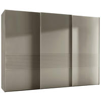 FÜGGESZTETT TOLÓAJTÓS SZEKRÉN világosszürke  - világosszürke, Basics, faalapú anyag (300/236/67cm) - Novel