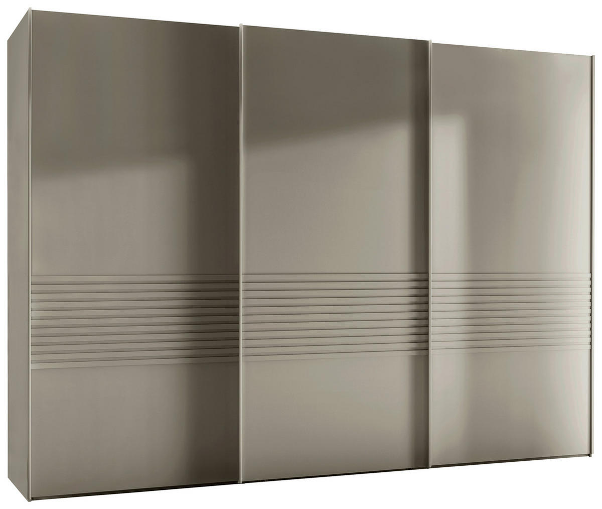 FÜGGESZTETT TOLÓAJTÓS SZEKRÉN világosszürke  - világosszürke, Basics, faalapú anyag (300/236/67cm) - Novel