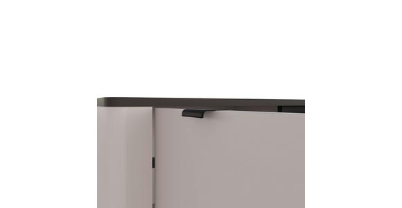 SIDEBOARD  in 136,8/82/35,2 cm  - Kaschmir/Schwarz, MODERN, Holzwerkstoff/Kunststoff (136,8/82/35,2cm) - Carryhome