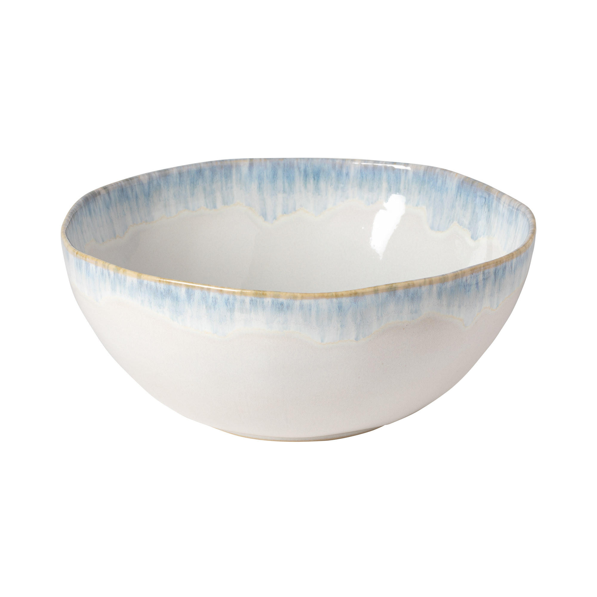 SCHALE BRISA   - Blau/Weiß Hochglanz, Basics, Keramik (28/12cm) - Costa Nova