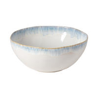 SCHALE BRISA   - Blau/Weiß Hochglanz, Basics, Keramik (28/12cm) - Costa Nova