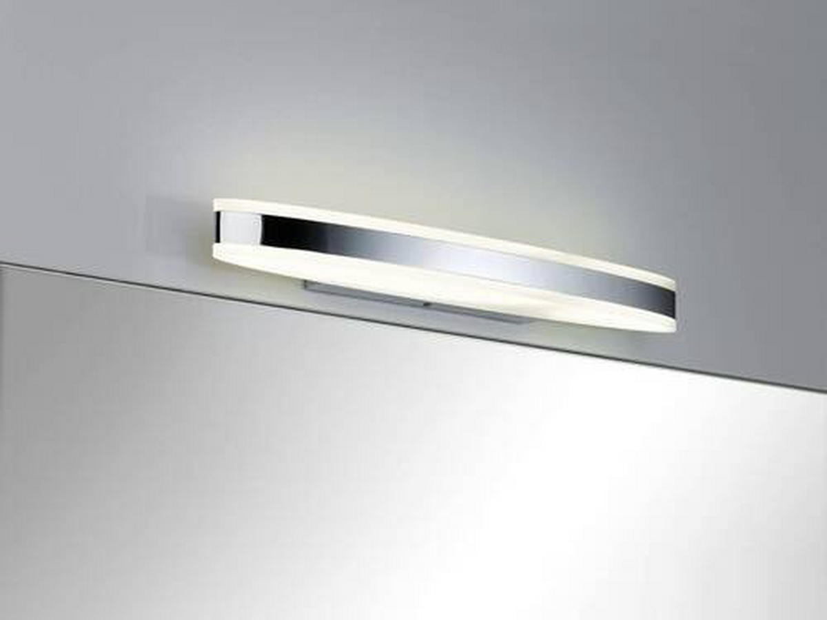 BADEZIMMER-WANDLEUCHTE 50/4,5 cm   - Chromfarben/Weiß, Basics, Metall (50/4,5cm) - Paulmann