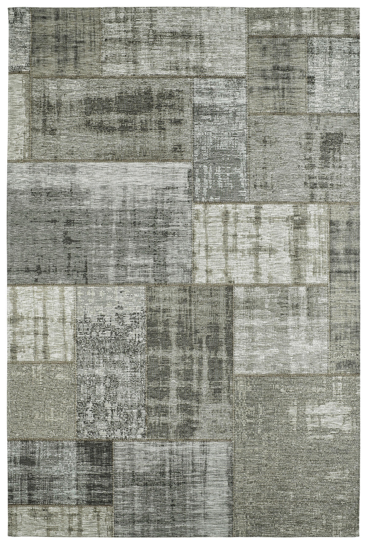 COVOR CU ȚESĂTURĂ PLATĂ My Gent  - argintiu, Design, textil (155/230cm) - Novel