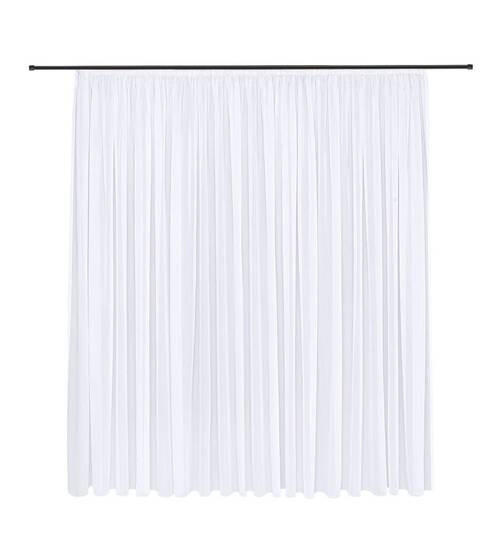 FERTIGSTORE  transparent  450/245 cm   - Weiß, Basics, Textil (450/245cm)