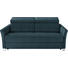 SCHLAFSOFA in Textil Petrol - Silberfarben/Petrol, KONVENTIONELL, Holz/Textil (185/100/100cm) - Bali SCHLAFSOFA in Textil Petrol - Silberfarben/Petrol, KONVENTIONELL, Holz/Textil (185/100/100cm) - Bali