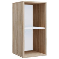 AKTENREGAL Sonoma Eiche  - Buchefarben/Sonoma Eiche, MODERN, Holzwerkstoff (35/74/37cm) - MID.YOU